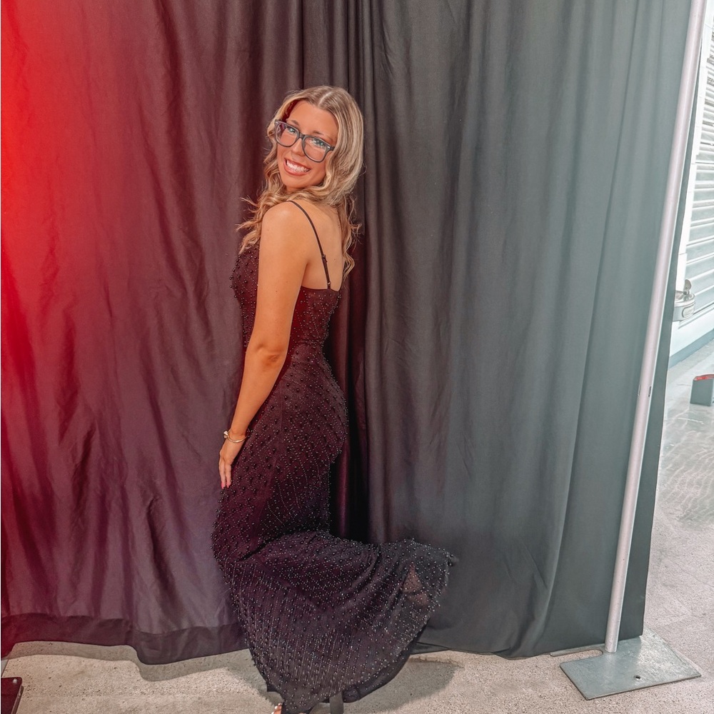 Elegant Black Evening Gown